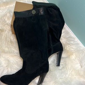 Elegant Black Knee-High Women's Boots
